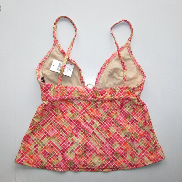 INC International Concepts Mosaic Print 2 Pc Tankini - XS - NEW - Picture 4 of 8